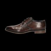 Bugatti | Lace Up Leather Derby Shoe in Dark Brown with Comfort Width | 312-afy02-1100 6100