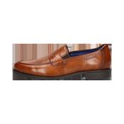 Bugatti | Slip On Leather Shoe in Cognac with Subtle Side Logo | 311-AS860-4100 6300 image