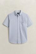 Gant | Short Sleeve Green &amp; Blue Striped Shirt | 3262003 308 image