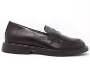 Wonders | Slip On Leather Shoe in Brown with Croc Detailing | A 5301 Oregonlux image