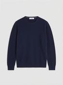 Wool &amp; Cashmere Blend Crew Knit in Navy | 55167 19690 598 image