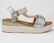 Oh My Sandals | Low Wedge Sandals in Silver, Bronze &amp; Gold | 5961 Doya Champan image