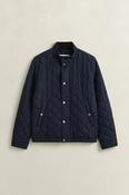Gant | Quilted Jacket in Navy with Cord Collar Detailing | 706638 433 image