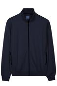 Baileys | Full Zip Sweat Cardigan in Navy Blue | 612266 69