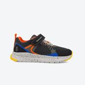 Biomecanics | Black &amp; Grey Boys Trainers with Elastic Lace &amp; Velcro Fastening | 251250 D398 image