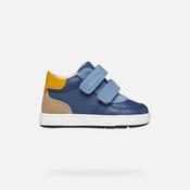 Geox | Boys Velcro Shoes in Denim Blue &amp; Dark Sky | B554DA image