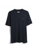 Farah | Paine Waffle Tee in Navy | F4KFG006 412 image