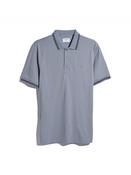 Farah | Bowes Tipped Polo Shirt in Icelandic Blue | F4KFG057 926 image