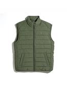 Farah | Kennedy Wadded Gilet in Rosemary Green | F4RFF028 300 image