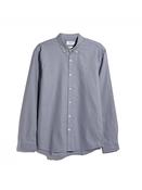 Farah | Brewer Slim Fit Oxford Shirt in Icelandic Blue | F4WSB060 926 image