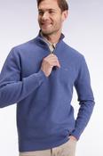 Eden Park | Honeycomb Structured Zip Knit in Blue | H25MAIPU0017 BLC17