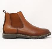 Dubarry | Slip On Leather Chelsea Boots with Side Zip in Whiskey Brown | Seth image