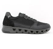 iMac | Waterproof Mens Lace Up Trainers in Black | 203598 image