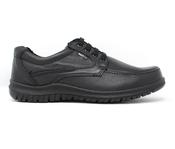 iMac | Wide Fit Soft Leather Lace Up Shoe in Black | Milan 215984 image