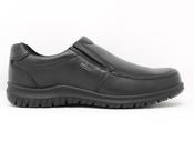 iMac | Wide Fit Slip On Soft Leather Shoes in Black | Rome 223995 image