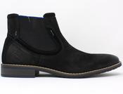 Dubarry | Slip On Chelsea Boots with Leather Nubuck Upper in Black | Santos image