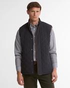 Barbour | Rosley Polarquilt Gilet in Navy with Brown Trim | MGI0334 ny92