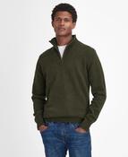 Barbour | Essential Lambswool 1/2 Zip Jumper in Green | mkn0339 gn73