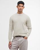 Barbour | Tisbury Wool Crew Knit in Mist Fleck | mkn0844 be12