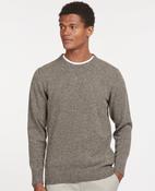 Barbour | Tisbury Wool Crew Knit in Fog Fleck | mkn0844 gy78