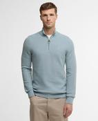 Barbour | Essential Honeycomb 1/4 Zip Jumper in Slate Blue | MKN1717 BU64