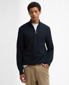 Barbour | Essential Honeycomb 1/4 Zip Jumper in Navy | MKN1717 ny91