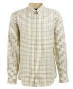 Barbour | Sporting Tattersall Regular Fit Check Shirt in Olive &amp; Navy | MSH0002 ny31