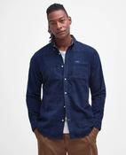 Barbour | Blair Cord Shirt with Subtle Check in Midnight Navy | MSH4986 TN54