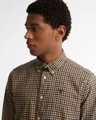 Barbour | Finkle Tailored Fit Check Shirt in Dark Sand | MSH5242 SN71