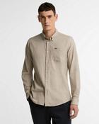 Barbour | Turner Houndstooth Weave Shirt in Stone Beige | MSH5367 st51
