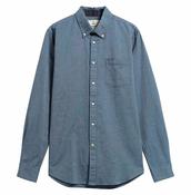 Barbour | Marsden Tailored Fit Oxford Shirt in Tarn Blue | MSH5527 BU75