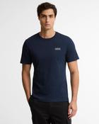 Barbour International | Small Logo Tailored Fit Tee in Navy | MTS0141 NY56