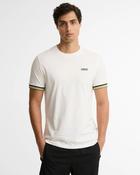 Barbour International | Newport Tipped Tee in White | MTS1684 wh32