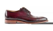 Barker Noah 76 | Leather Upper &amp; Premium Italian Full Leather Sole Shoe in Burgundy image