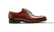 Barker | Hand Stitched Premium Burnished Calf Leather Upper with Rubber Sole &amp; Welted Construction in Walnut | Oakham 26