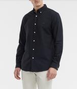 RM Williams | Clapton Regular Fit Button Down Oxford Shirt in Black | SH200OF image