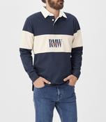 RM Williams | Heritage Rugby with Logo Chest Panel in Navy | KR200RJ image