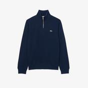 Lacoste | High Neck 1/2 Zip Interlock Sweat in Navy in Classic Fit | SH1927 166