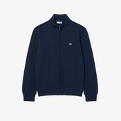 Lacoste | Full Zip Fleece Sweat with Soft Brushed Interior in Navy | SH8870 166 image