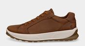 Ecco Byway | Nubuck Supportive Casual Lace Up Shoe in Brown Camel | 522834 02034