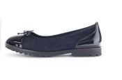 Gabor | Slip On Shoe with Bow Detail in Atlantic Navy | 74.100.76
