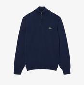 Lacoste | 1/2 Zip Cotton Knit in Navy | AH1980 166 image