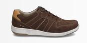 Josef Seibel | Nubuck Lace Up Casual Shoe in Brandy Brown | Enrico 28