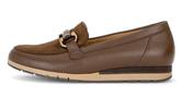 Gabor | Slip On Loafers in Brown with Buckle Design | 4004.02 001