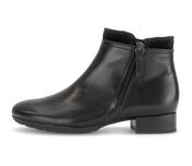 Gabor | Low 3cm Block Heel Boots with Zip in Black in Wide H Fit | 8031.02 001 image