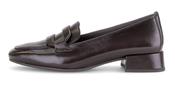 Gabor | Low 3cm Block Heel Slip On Loafer in Mocca Brown Patent | 4002.01 002