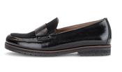 Gabor | Slip On Loafer in Black Patent &amp; Suede Mix | 4005.01 002