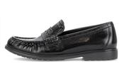 Gabor | Slip On Leather Loafers in Black | 4009.01 001