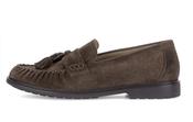 Gabor | Slip On Suede Loafers with Tassel in Brown | 4009.02 003