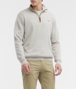 RM Williams | Ernest Merino Wool 1/2 Zip Knit in Tan Beige | KZ200WQ